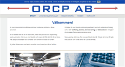 Desktop Screenshot of orcp.se